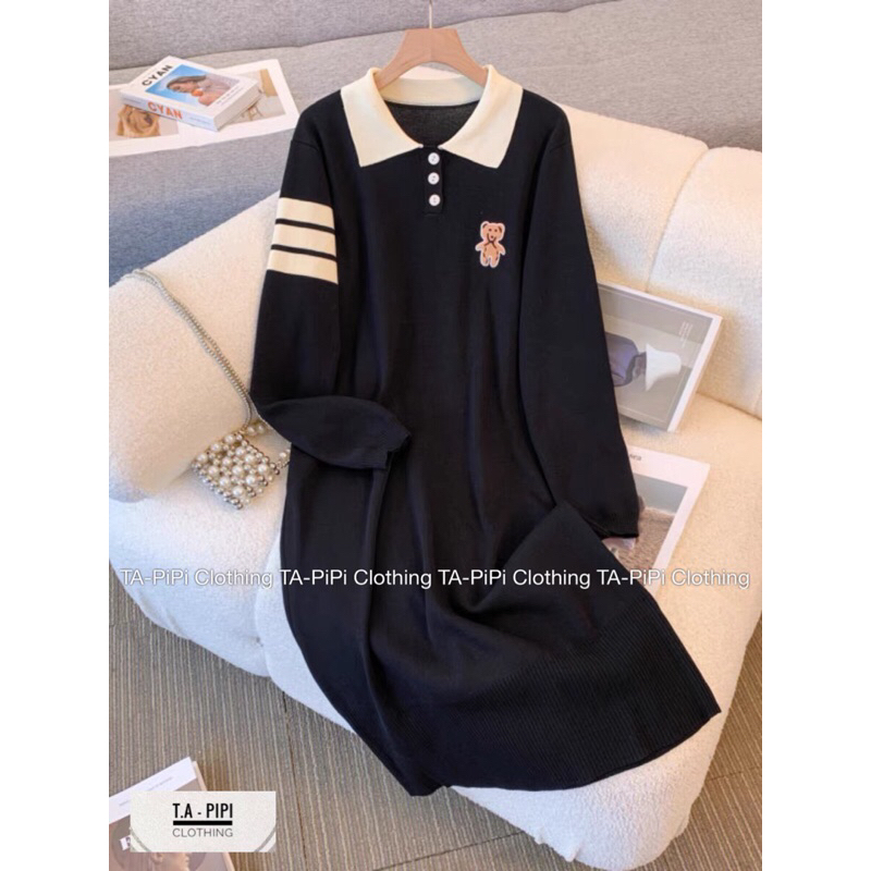 Váy bầu, váy suông len hàng QCL1