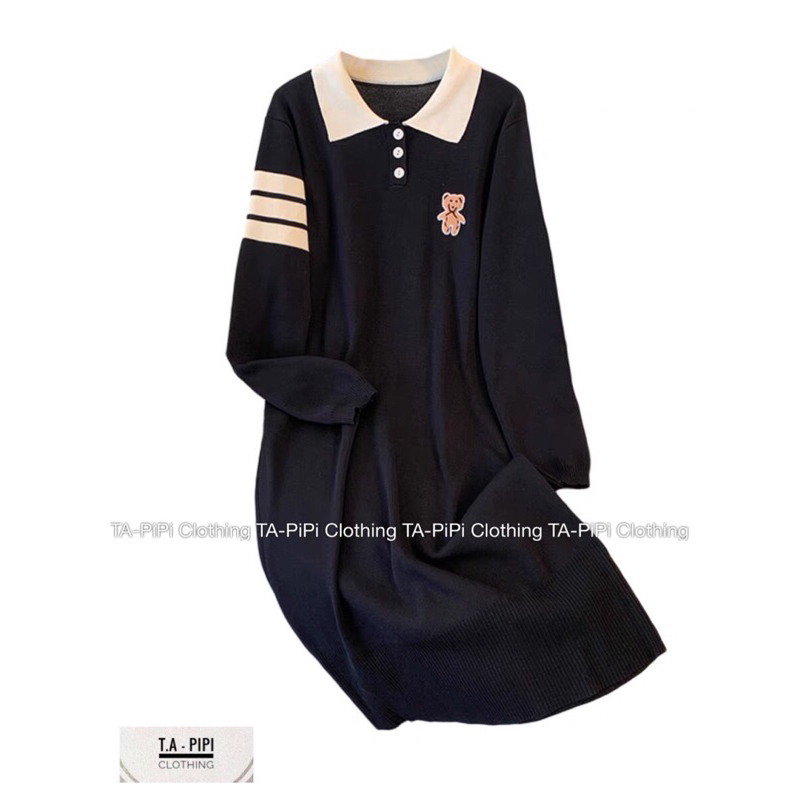 Váy bầu, váy suông len hàng QCL1