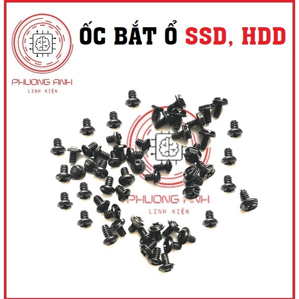 Bộ 10 Ốc bắt ổ cứng HDD, SSD máy tính PC