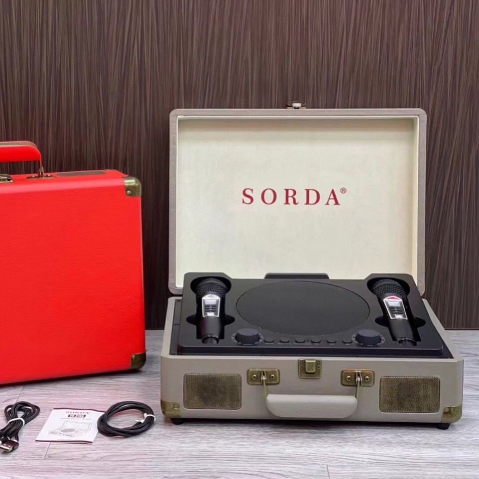 Loa Va Li Sách Tay Karaoke SORDA SD 2109 Thiết Kế Hình Chữ Nhật , Tích Hợp 2 Micro Không Dây Cao Cấp, Độ Bền Cao.