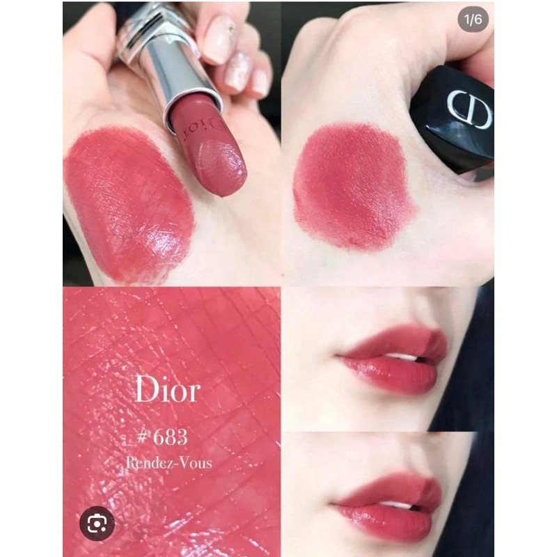 Vỉ son D!0R rouge forever màu cực đẹp