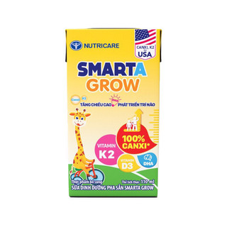 [Quét mã trúng thưởng] Thùng sữa công thức pha sẵn Nutricare Smarta Grow (110ml x 48 hộp)