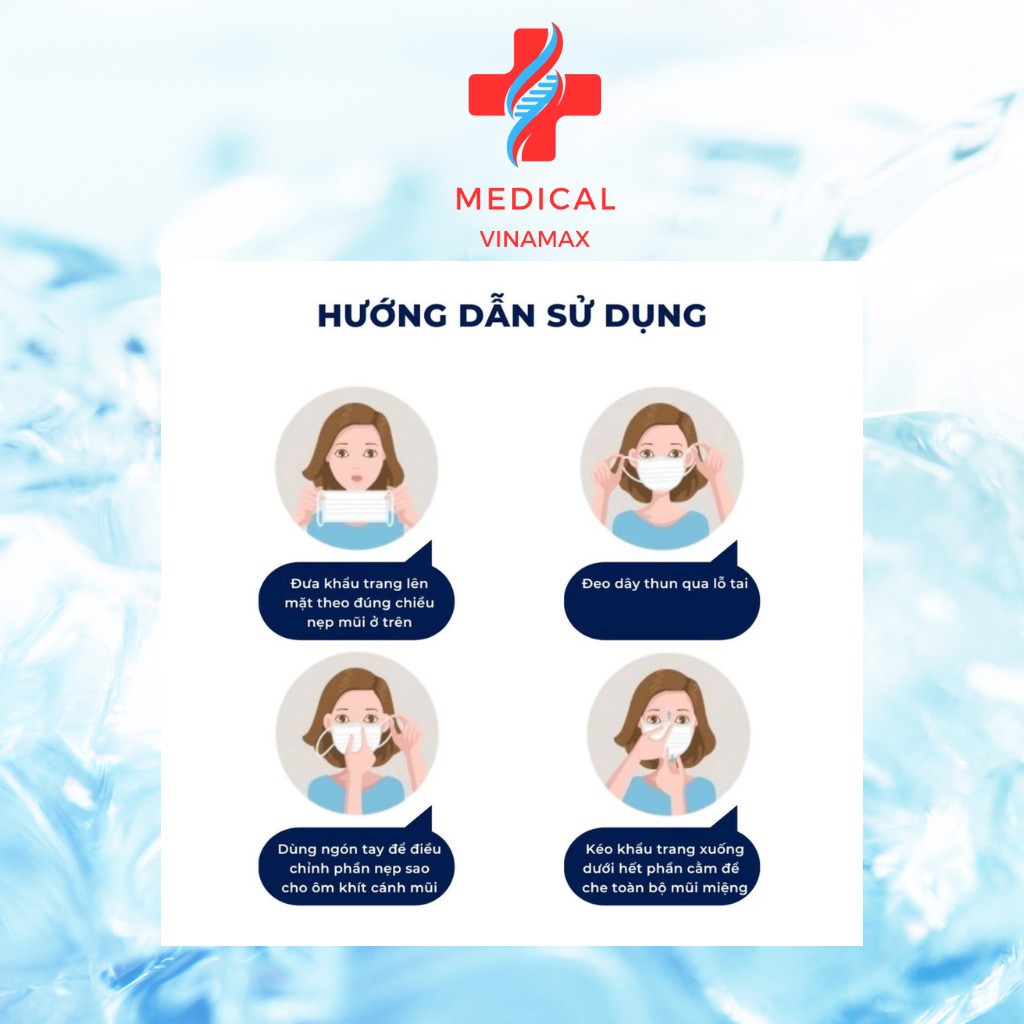 COMBO 300 CHIẾC KHẨU TRANG 5D GIÁ 99K