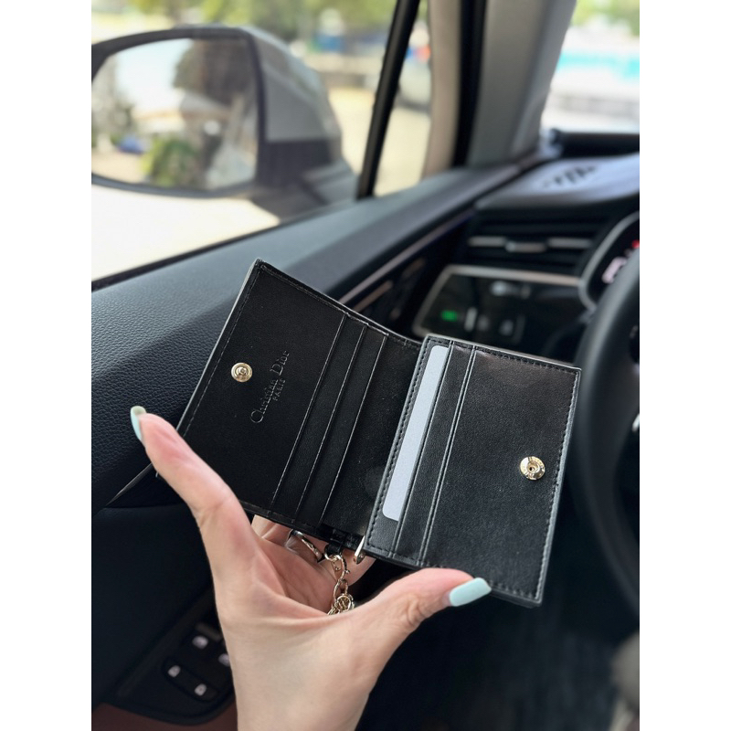 Ví ngắn Di.or caro mini bản super chất da bò fullbox