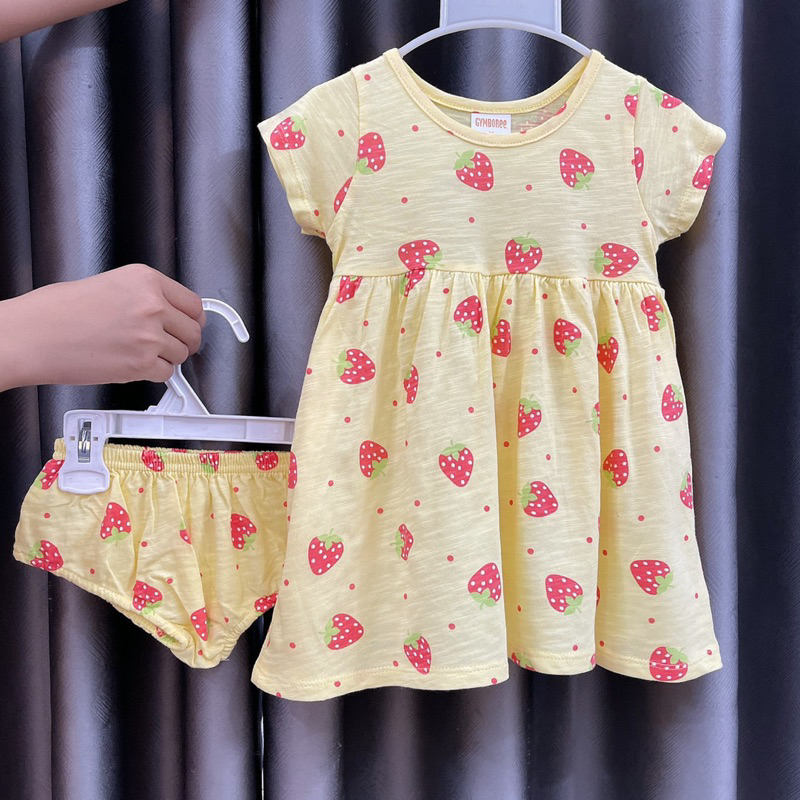 ♥ Set Đầm Chíp, Đầm/Váy Cotton Bé Gái 10kg -> 23kg