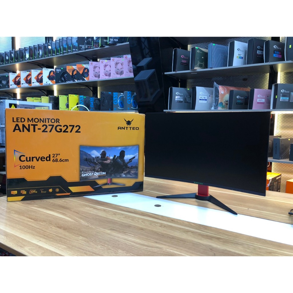 Màn Hình Cong Gaming ANT-27G272 Panel | 27"|1920 x 1080|16:9| 100Hz - New - Chính hãng - BH 24 Tháng