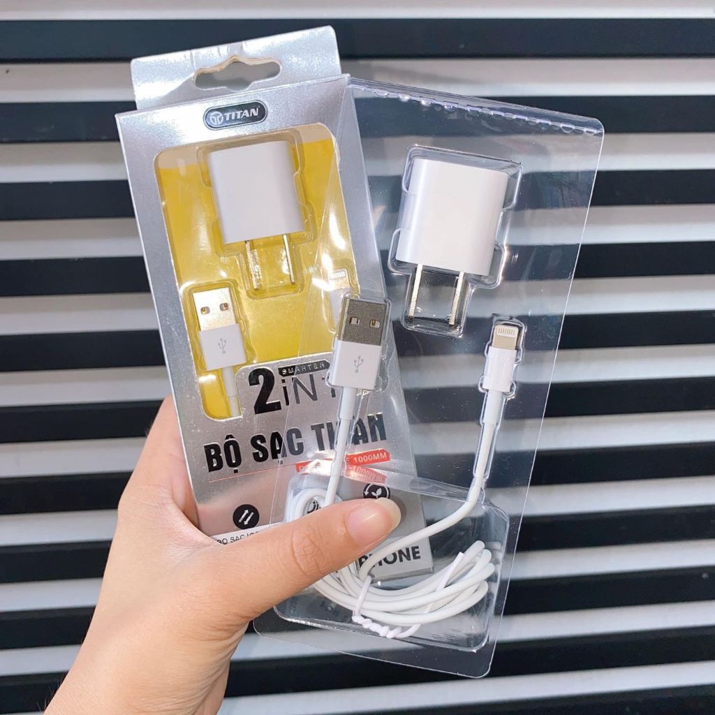 Bộ sạc cáp TITAN - CB06 Dành Cho Ip
