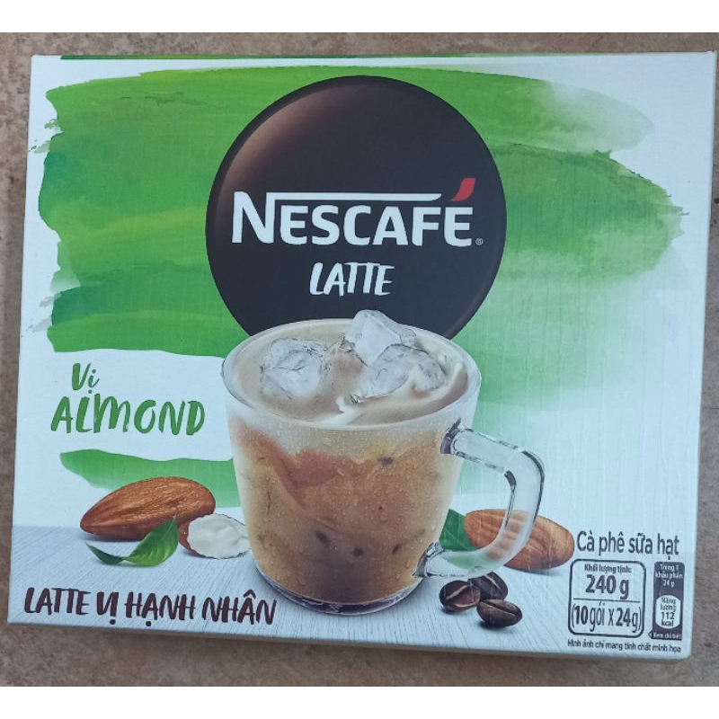 Cà Phê Hòa Tan Nescafé Latte Vị Hạnh Nhân
