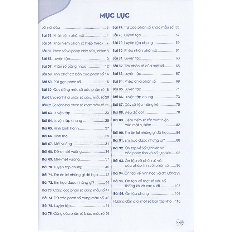 Sách - Bài tập Toán 4 tập 2