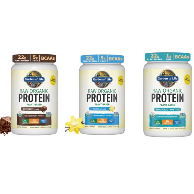 BỘT RAW PROTEIN THỰC VẬT HỮU CƠ GARDEN OF LIFE