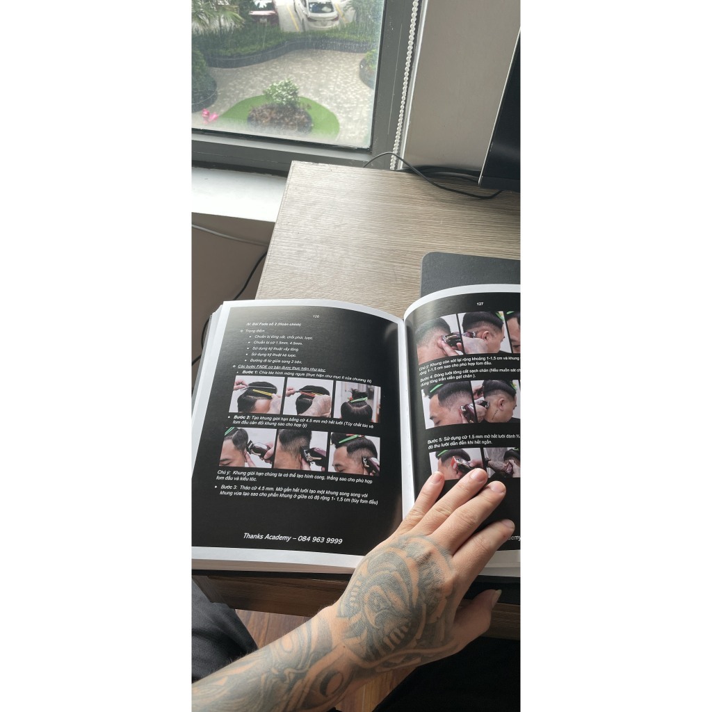 Giáo trình dạy cắt tóc nam barber , THANKS ACADEMY.