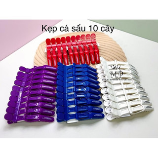 Kẹp vịt , kẹp cá sấu chia tóc Tony giao màu ngẫu nhiên