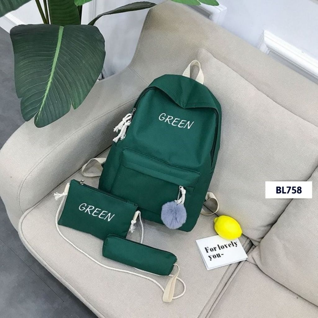 Sét balo 3 món thời trang, tiện dụng LOLITI BL758