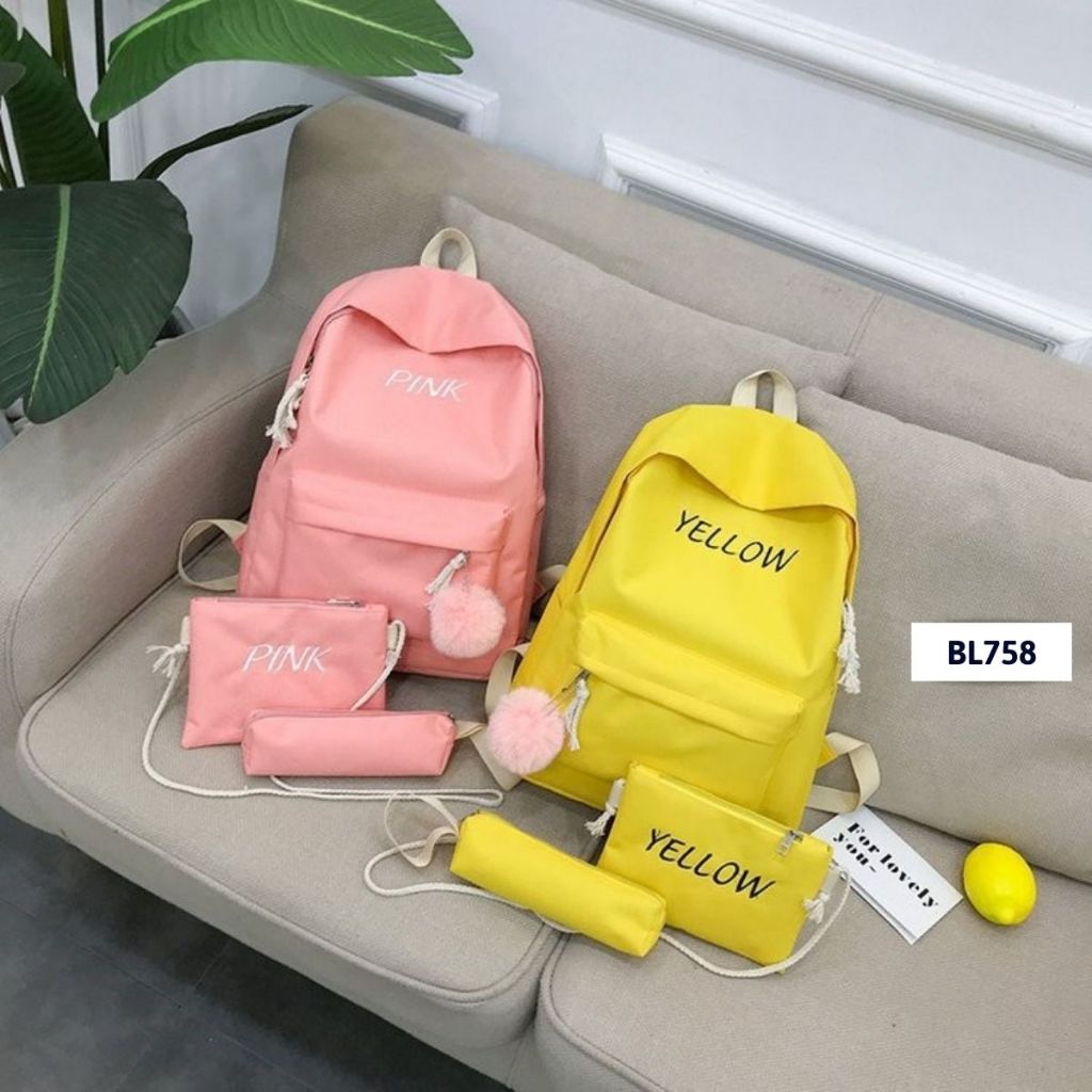 Sét balo 3 món thời trang, tiện dụng LOLITI BL758