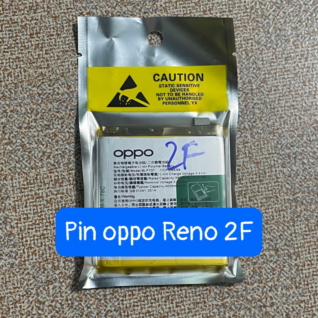 pin oppo Reno 2F / mã BLP737 (zin)