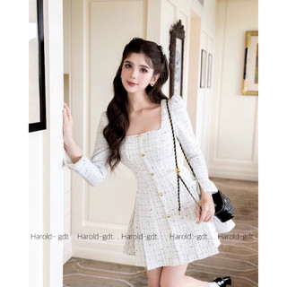 đầm dạ tweed Flany Dress