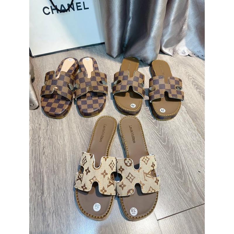 🍭🍭Dép HM Lv siu hot  Tháng bán 1000 d là chuyện bt. cao 2F FULL BOX 📦