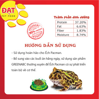 Thức ăn ẾCH PACMAN - Pacman Frog