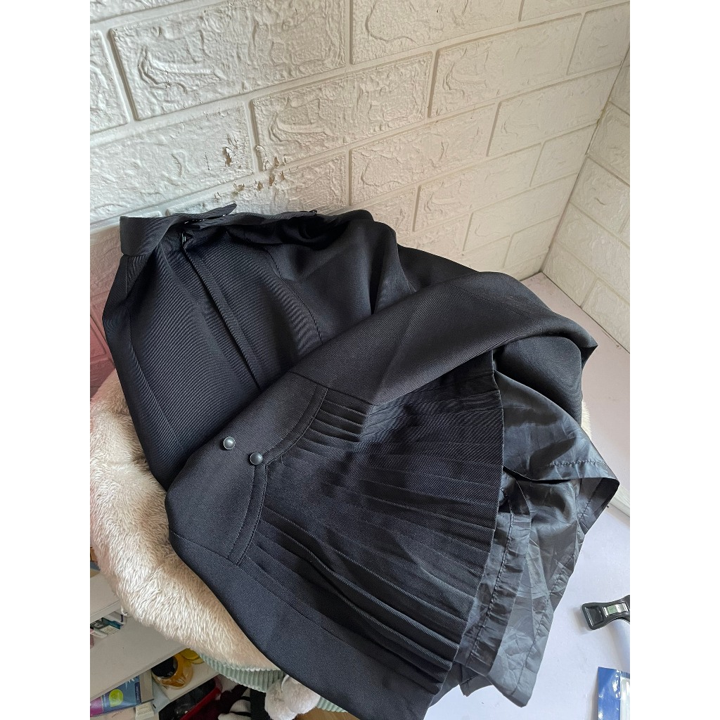 Chân váy phối xếp ly