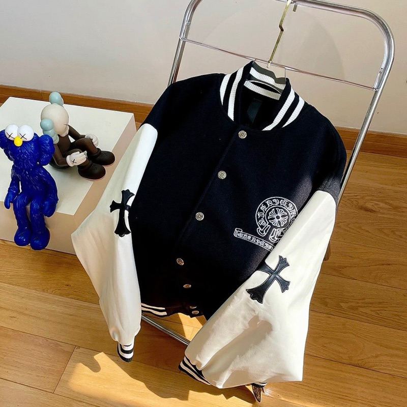 Áo Varsity CHROME HEART Unisex