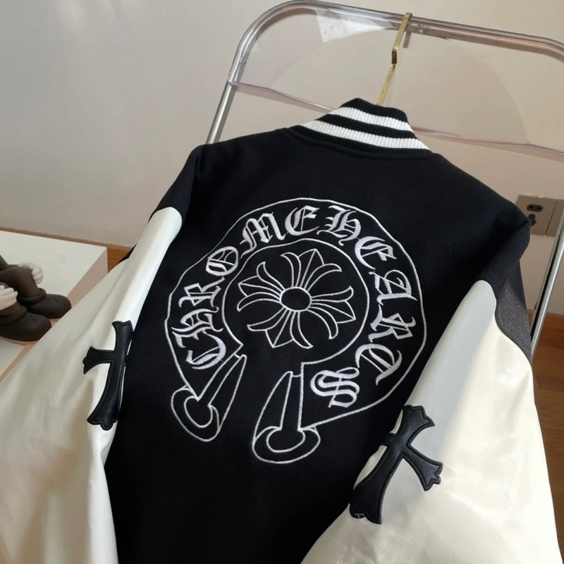 Áo Varsity CHROME HEART Unisex