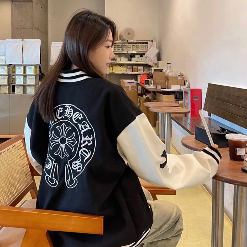 Áo Varsity CHROME HEART Unisex