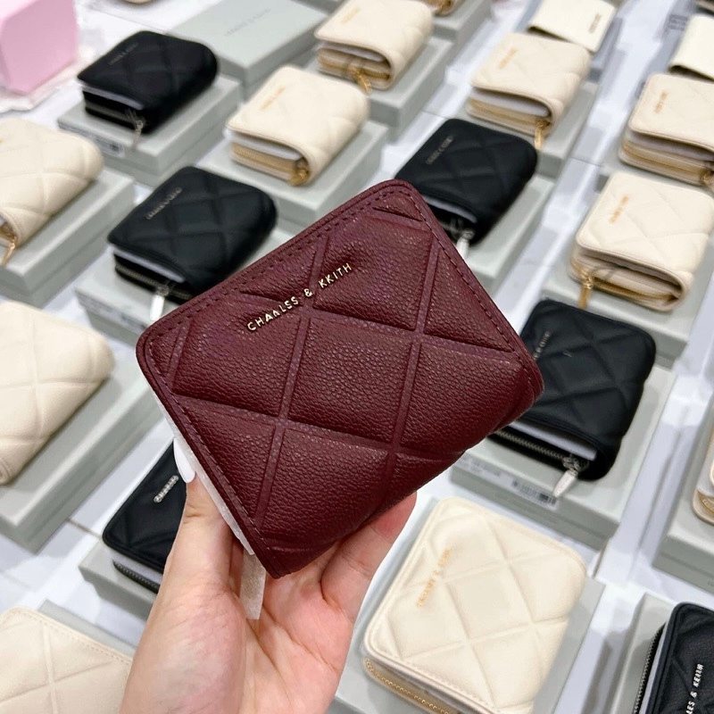 Ví nữ, ví c.n.k trần trám nhiều ngăn full box hàng đẹp - Lucky9store