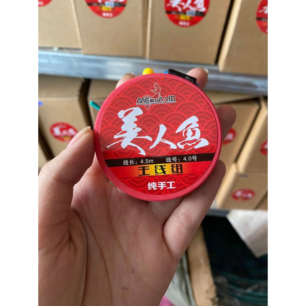 Dây Trục Buộc Sẵn Câu Đài Mỹ Nhân Ngư S1 .có size 3m6-8m1