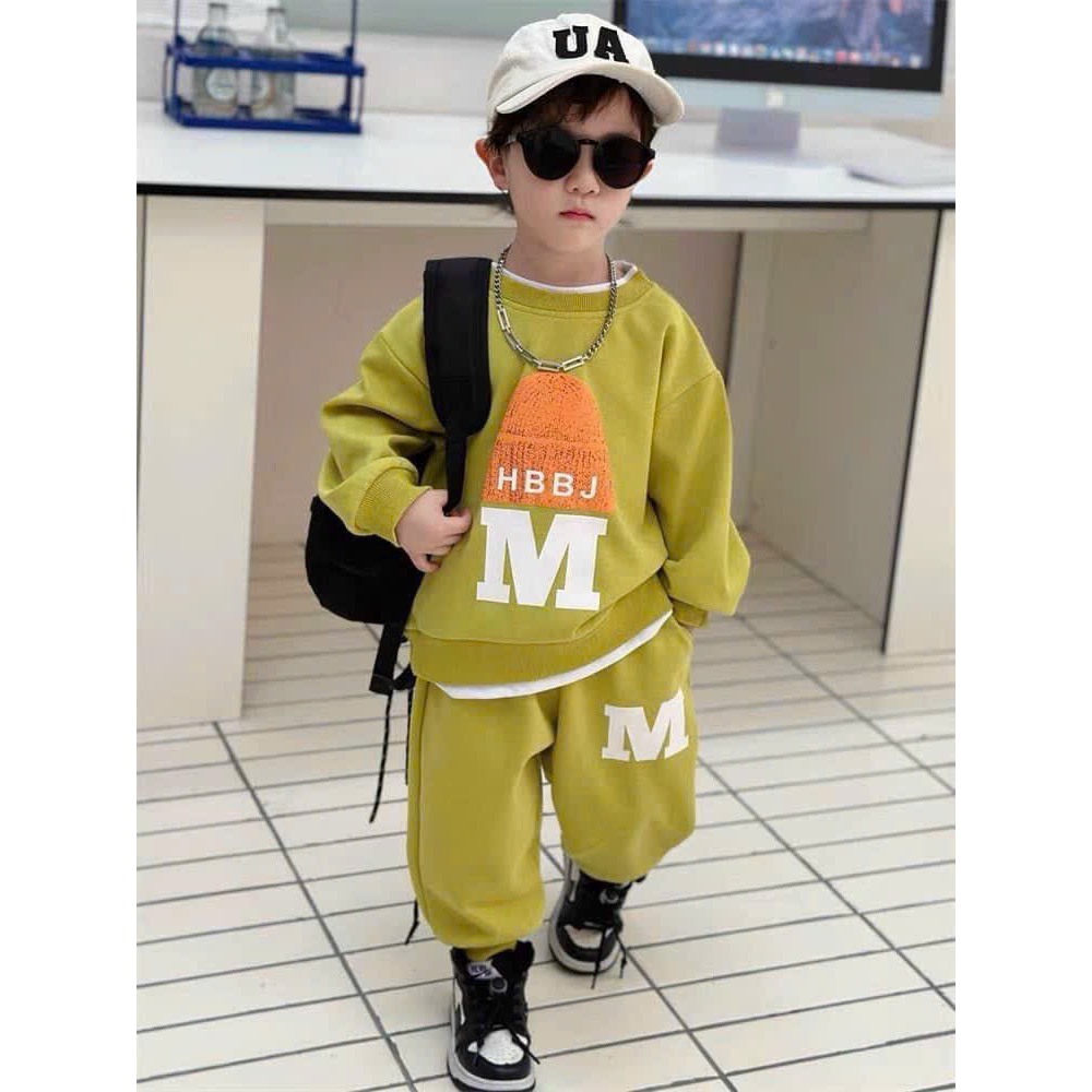 BỘ DA CÁ TÀU DÀI TAY CHO BÉ TRAI,SÉT BỘ THU ĐÔNG CHO BÉ TRAI CỰC NGẦU