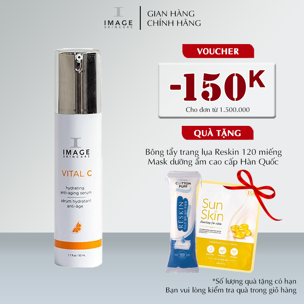 Serum dưỡng ẩm giảm kích ứng da Image Skincare Vital C Hydrating Anti Aging 50ml (new)