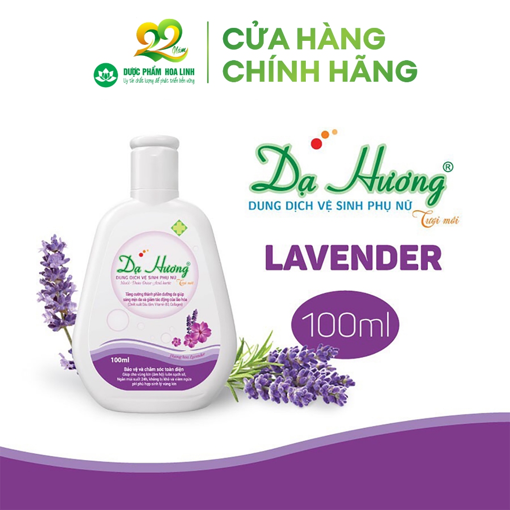 Dung dịch vệ sinh phụ nữ Dạ Hương Lavender 100ml