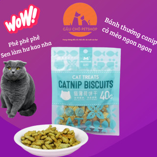 Bánh thưởng, Bánh cá Catnip cho mèo Catnip Biscuits Matchwell