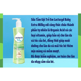 Sữa tắm gội Lactacyd cho bé 500ml