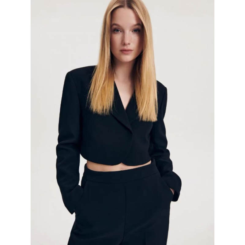 Áo blazer dáng lỡ 2 lớp dư xịn tqxk