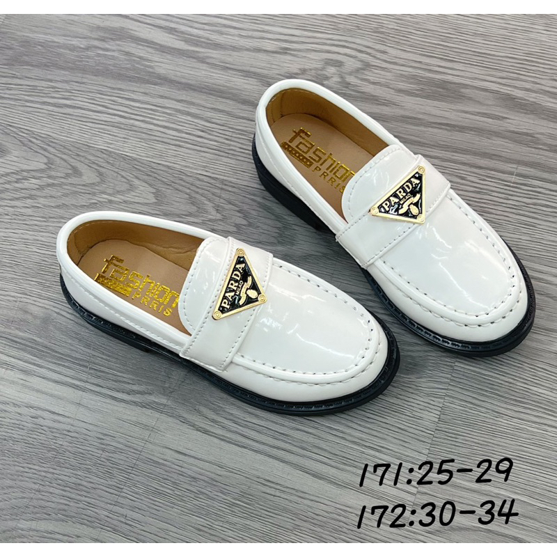 Giày Lười da Moca Pradaaa cho bé trai sang chảnh siêu hot cực đẹp