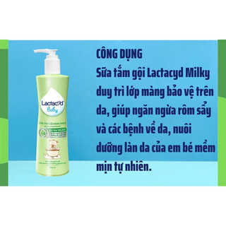 Sữa tắm gội Lactacyd cho bé 500ml