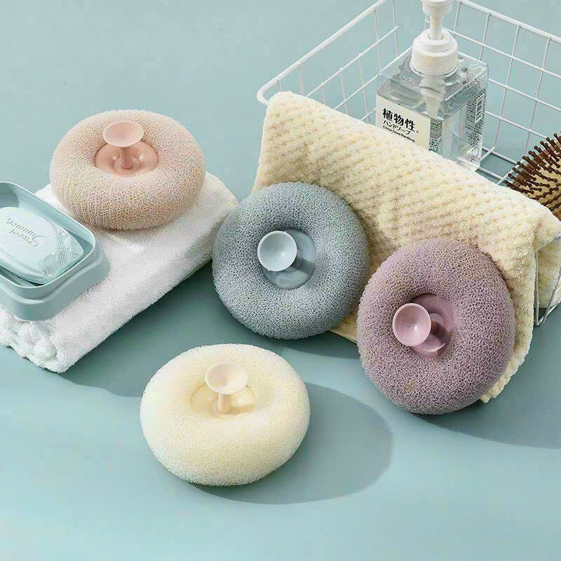 Bông Tắm Massage Siêu Tạo Bọt Tẩy Tế Bào Chết Có Kẹp Ngón Tay Tiện Lợi