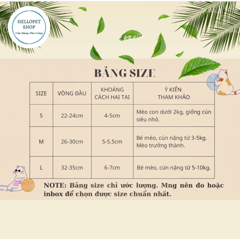 Mũ len cho chó mèo tuần lộc giáng sinh dễ thương, Mũ tuần lộc cho thú cưng, Phụ kiện chó mèo đan len nhiều size