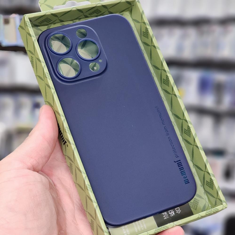 Ốp lưng Memumi siêu mỏng 0,3mm cho ip 15 pro 15 promax 14 14 pro 14 pro max 13 13 pro 13 pro max 12 12 pro 12 pro max