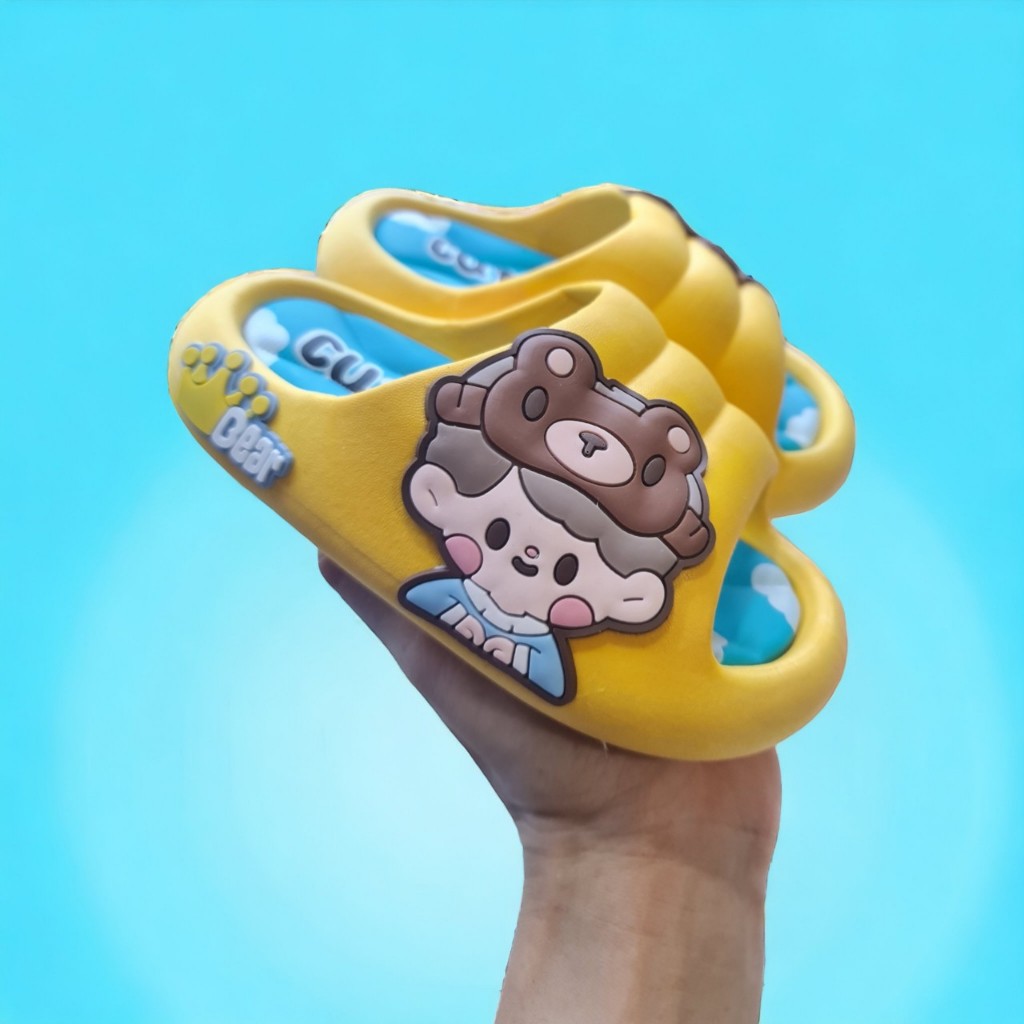 Dép bánh mì cho bé gái và bé trai siêu mềm êm chân bé- Hàng cao cấp 3D cực đẹp chống nước