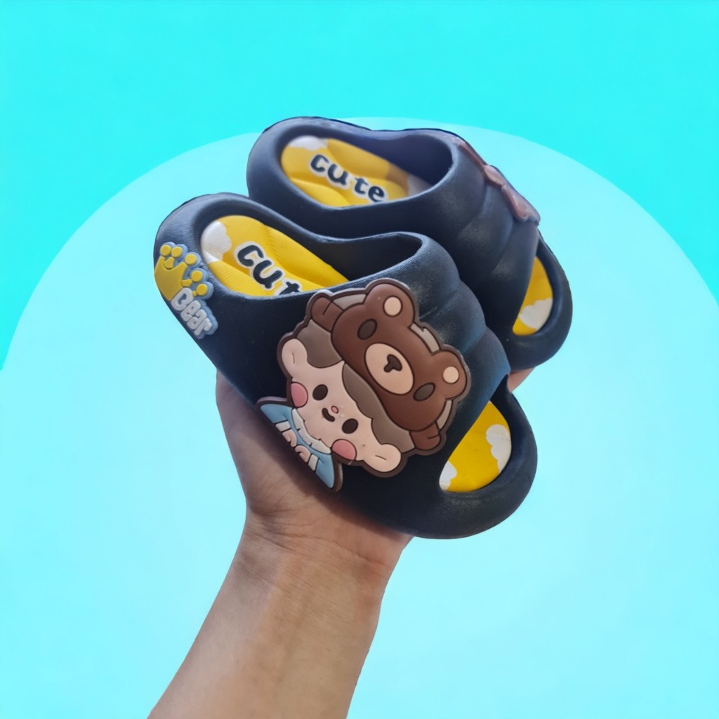 Dép bánh mì cho bé gái và bé trai siêu mềm êm chân bé- Hàng cao cấp 3D cực đẹp chống nước
