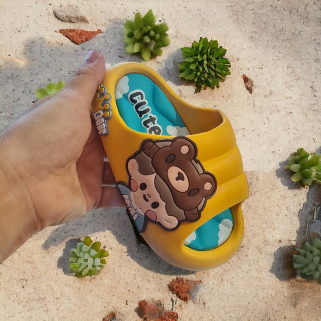 Dép bánh mì cho bé gái và bé trai siêu mềm êm chân bé- Hàng cao cấp 3D cực đẹp chống nước