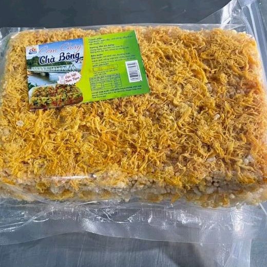 Cơm cháy Tân Châu gói  kẹp 2 miếng loại nhiều ruốc siêu ngon. 300g