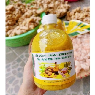 Cốt Gừng Tràm Khuynh Diệp Pha Tắm Ngâm Chân 500ml {Sỉ Từ 5 Lọ}