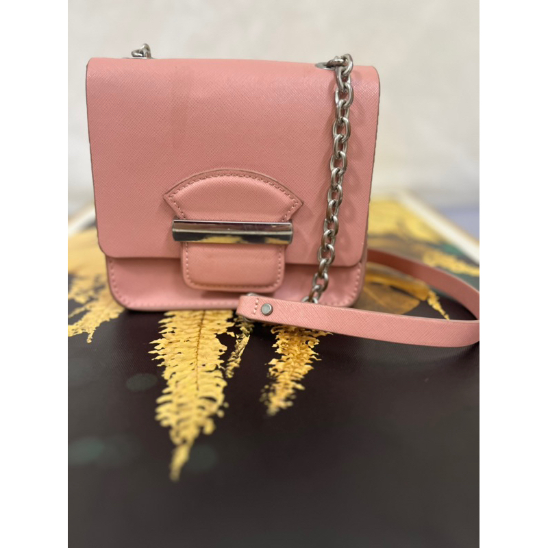 PASS Túi hồng dây xích xinh xắn