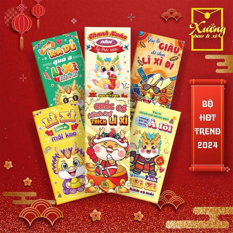10 Bao Lì Xì Hot Trend Chọn Mẫu