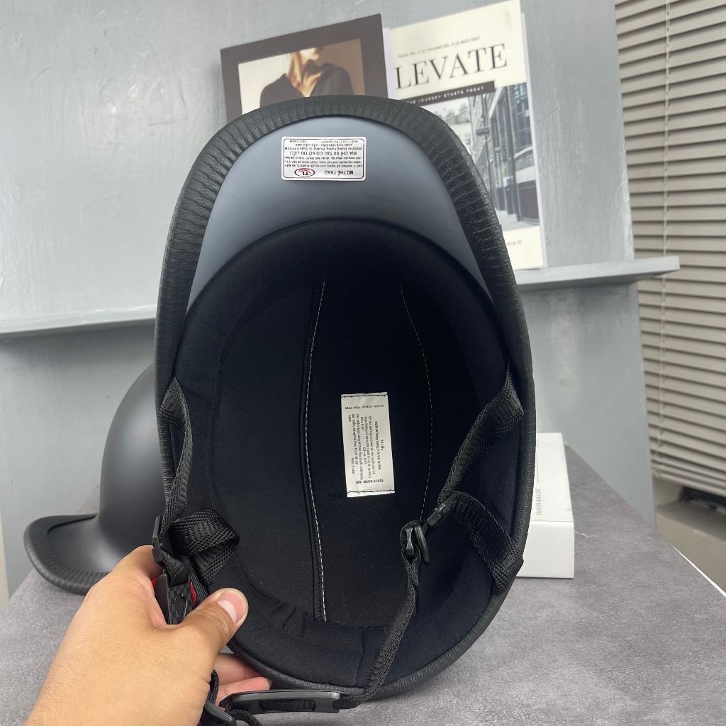 Mũ bảo hiểm đội ngược cao cấp chính hãng, sơn nhám