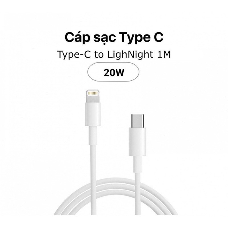 Sạc Nhanh PD 20W Cho Iphone Zin - Mới Full Hộp Chính Hãng Bảo Hành 12 Tháng. Lỗi 1 Đổi 1.