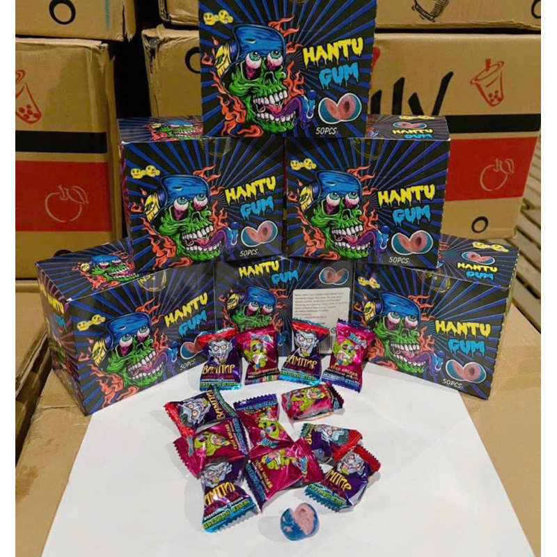 Một viên kẹo gum ma halloween