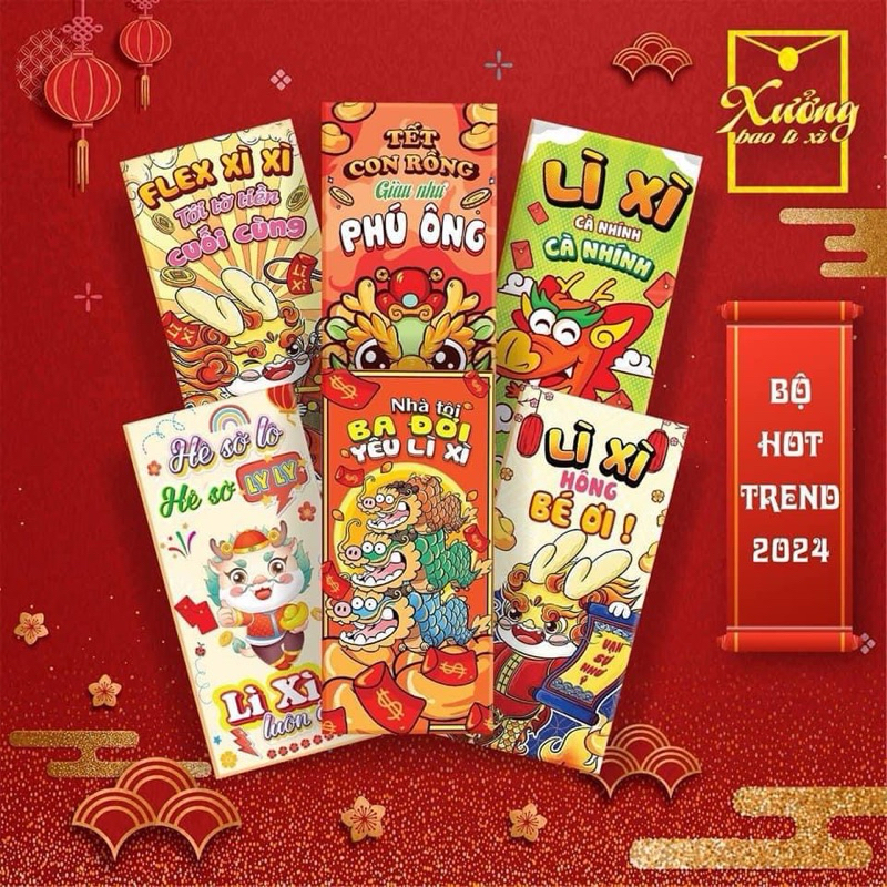 10 Bao Lì Xì Hot Trend Chọn Mẫu